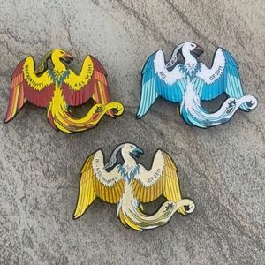Google Phoenix Enamel Pin Set GF 2011 WA Creativity MD IN-HSE Improv Glitter